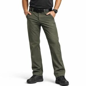5.11 Tactical Pants Men 32 Green Wool Blend Performance Straight Leg Hem Altered